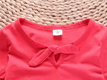 2021 Baby Girl Letné Oblečenie Set pre Batoľa Detský Oblečenie Prehrabať Krátke Rukáv Tričko + Nohavice Batoľa Dievčatá Vyhovovali 1 2 3 4 Rokov