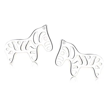 925 Sterling Silver Roztomilý Módne Stud Náušnice Pre ženy Duté Štýl Zvierat Originálny Dizajn Šperky sapphire earings