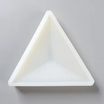 Trojuholník Silikónové Konkrétne Formy 3D Steny Omietky Plesne Ručné dekoračný Kameň Nástroj