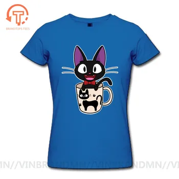 3D Pusheen T Shirt Roztomilý Šálka Mačka Kawaii Grafické T-shirt Kawaii Dievča Tričko Harajuku Kreslené tričká Krátky Rukáv Top Tees Žena