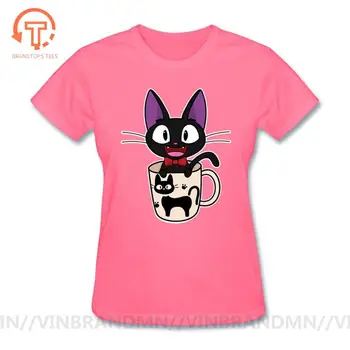 3D Pusheen T Shirt Roztomilý Šálka Mačka Kawaii Grafické T-shirt Kawaii Dievča Tričko Harajuku Kreslené tričká Krátky Rukáv Top Tees Žena