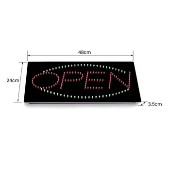 Animovaný LED Otvorené Prihlásenie Reklamné Svetelné Rady Mall Svetlé Animovaných Športové Neon Obchodné Billboard s NAMI EÚ, UK, Zapojte