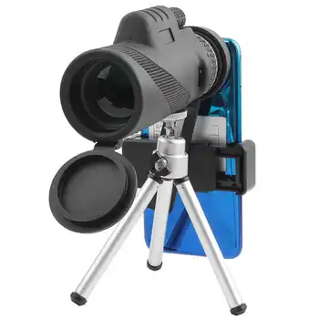 S vysokým Rozlíšením HD 40x60 Monokulárne Ďalekohľad, Fotoaparát na Mobile Okulára Nízke Nočné Videnie Rozsah Nanášanie Optika Kompaktný Vreckový