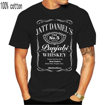 Jatt Daniel Punjabi T-Shirt z Môjho Desi Daru - vysoko Kvalitné Textílie