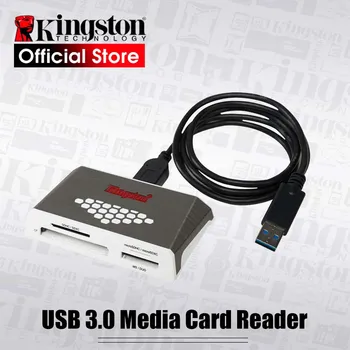 Kingston USB3.0 Media Reader, SD TF CF Card Reader UHS-I Multi-funkcie Pamäťovej Karty Flash Hi-Speed Multimediálne All-in-one Externý USB