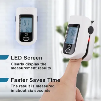 OLED Lekárske Domácich Digitálnych Prsta Pulzný Oximeter Kyslíka v Krvi, Sýtosť Meter Prst SPO2 PR Monitor Zdravotnej Starostlivosti