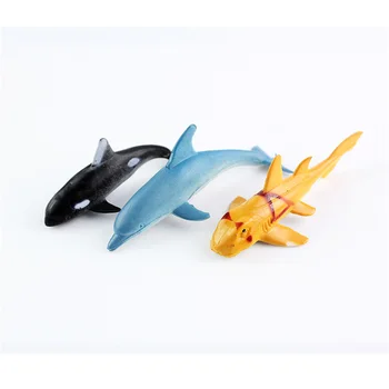 12pcs/veľa Morských Zvierat Akčné Figúrky 6TYP PVC Obrázok Zberateľskú Hračky Anime Obrázok Figúrky Deti Hračky