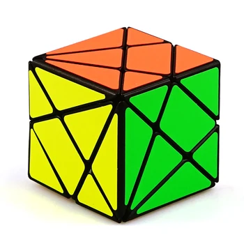 QIYI Osi Magic Cube Zmeniť Nepravidelne Jinggang Profesionálne Puzzle Rýchlosť Kocka s Matné Nálepky 3x3x3 Stickerless Telo Kocka