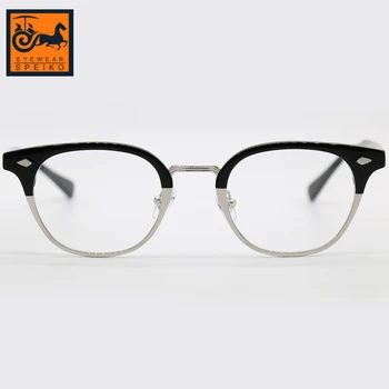 LEMTOSH MAC okuliare, čierny rám JOHNNY DEPP štýl okuliare retro okuliare okuliare
