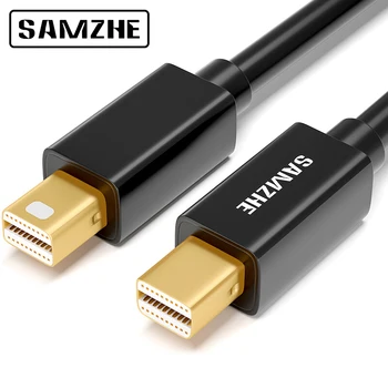 SAMZHE New Vysoká kvalita Mini DP na Mini DP Displayport Kábel dp adaptér pre Macbook/Mac od spoločnosti Lenovo, Dell 4K displej