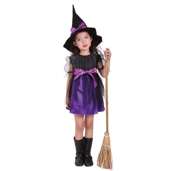 Halloween kostýmy pre deti, baby, dievčatá, deti upír kostým čarodejnice dievča, cosplay, Karneval, Party princess maškarný fantasia