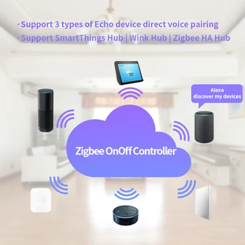 Diaľkové Ovládanie Smart Switch Načasovanie Úsporu Energie Kompatibilné s Smart Veci Hub Wink Hub Zigbee HA Hub
