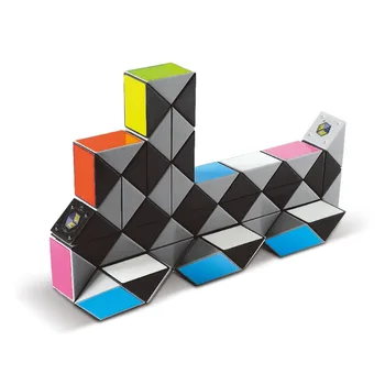 YUXIN Farebné 3D Modelovanie Magic Pravítko 72 Segmenty Had Twist Cube Puzzle Dieťa Vzdelávacie Hračka pre Deti, 94 cm