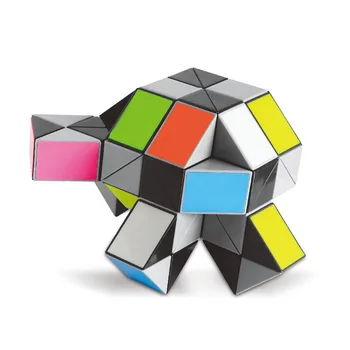 YUXIN Farebné 3D Modelovanie Magic Pravítko 72 Segmenty Had Twist Cube Puzzle Dieťa Vzdelávacie Hračka pre Deti, 94 cm