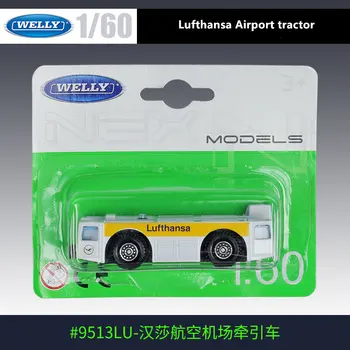 WELL 1:60 Letisko traktor auto zliatiny auto model simulácie auto dekorácie kolekcie darček hračka lejacích model