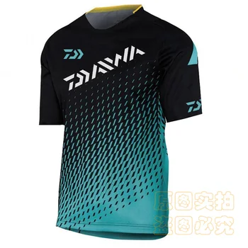 2020 Nové Letné Daiwa Rybárske Jersey Tričko Mužov Outdoorové Športy, Priedušná Rybárske Tričko Turistika Kempovanie Rýchle Suché Rybárske Oblečenie