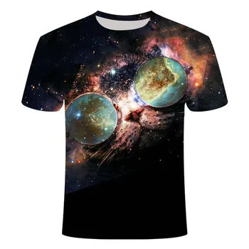Nový produkt 3DT tričko tlač T-shirt krátkym rukávom zvierat štýl-krátke rukávy T-shirt lete muž T-shirt plus veľkosť