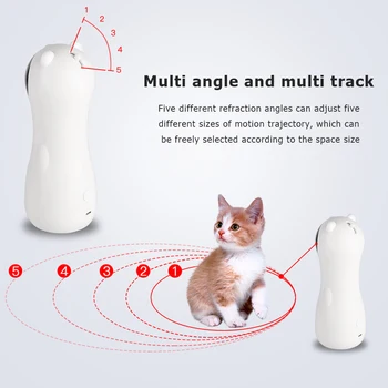 Nastaviteľné Automatické Mačky, Hračky, Interaktívne Smart Teaser LED Laserové Zábavné Elektronické Zvieratko Mačiatko Školenia Zábavná Hračka