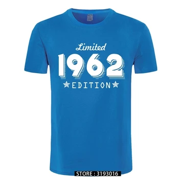 1962 Limited Edition Gold Design pánske Čierne TRIČKO Cool Bežné pride t shirt mužov Unisex Nové Módne tričko Voľné Veľkosť