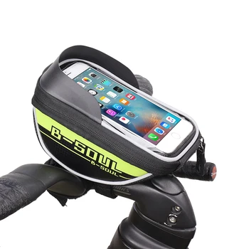 B-DUŠA Cyklistické tašky Cyklistické Bike Rám Telefónu Taška Kôš Smartphone & GPS Dotykový Displej Prípade, Cyklistické Doplnky Pre 6 Palcový Telefón