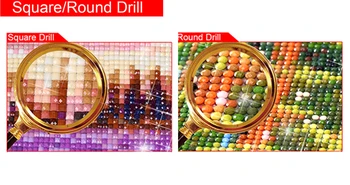 Plnej 5D Diy Square/Kolo Daimond Obrazy Srdca cesta 3D Diamond Maľovanie na Kamienky Maľby, Výšivky D11