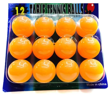 12pcs/Pack Orange Ping Pong Gule Profesionálny Stolný Tenis Trainning Gule Blistri Karty Balenie Ping Pong Loptičku Amatérske Praxi
