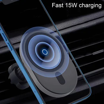 15W Magnetické Auto Bezdrôtovú Nabíjačku Super Adsorpcie Magnet Pre iPhone 12 Série Rýchle Bezdrôtové Nabíjanie Auto, Mobilný Telefón Majiteľa