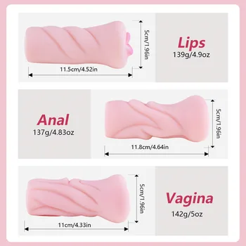 Muž Mastrubator sexuálnu Hračku pre Mužov Pocket Pussy Realistické Vagíny Skutočná Mačička Análny Sex Hračky pre Dospelých Umelé Vaginálne Ústa
