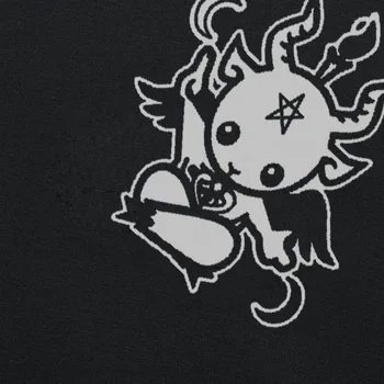 Nové Letné Štýl Satanic Koza Baphomet Cartoon T Shirt Mužov Bavlna Krátky Rukáv Vytlačené T-shirt Tričko Značky
