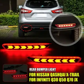 Pár Zadný nárazník Reflektor Jazdy Hmlové Svietidlo Pre Nissan Qashqai X-trail Teana Altima Led Brzdové Svetlo Pre Infiniti Q50 Q70 QX30 JX