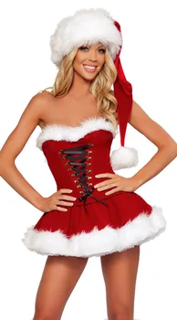 Sexy a hot Šaty, Oblek Ženy Vianočné Maškarný Party Šaty, Sexy Santa Oblečenie Hoodie Santa Claus Miláčikovi Cosplay Kostýmy Santa Claus