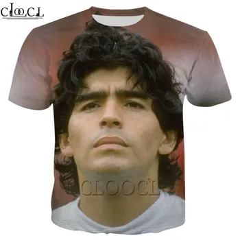 CLOOCL Diego Armando Maradona Hoodies 3D Tlač Muži Ženy Jeseň Hot Predaj Bežné Streetwear Wild Pulóvre Drop Shipping