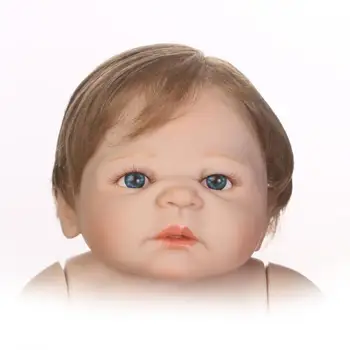 RCtown 56 cm Silikónový Reborn chlapčeka Bábiky Hračky ako skutočné plný Silikónové Telo Novorodencov bábika s Oblečením Fľaša na Kŕmenie