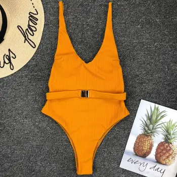 Sexy Maillot De Bain Badpak Plavky Ženy 2020 Pevné Jednodielne Plavky Kovových Pásov Plavky Plávanie Oblek Pre Ženy Trikini