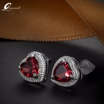 Crystal Ružové Srdce Náušnice Pircing Oorbellen Earings Módne Šperky Veľkoobchod Bižutéria Brinco Aretes