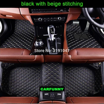 CARFUNNY Pravej ruke riadiť auto podlahové rohože pre Mercedes Benz triedy E W123 W124 W210 W211 W212 AMG E43 E53 Coupe E63
