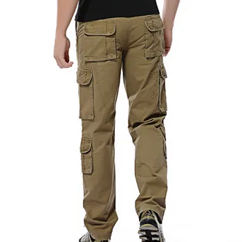 2020 Jeseň mens cargo nohavice armády taktické nohavice muž Multi-vrecko Outwear Rovné nohavice vojenské nohavice mužov pantalon homme 46
