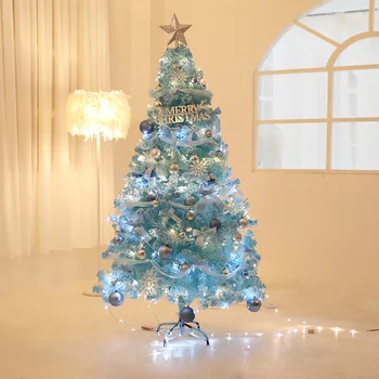 Sladká Romantická Ružová, modrá Vianočný Stromček S Santa Loptu Dekorácie, Doplnky Domova Remesiel DIY Zostaviť Vianočné Darčeky