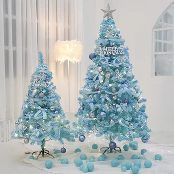 Sladká Romantická Ružová, modrá Vianočný Stromček S Santa Loptu Dekorácie, Doplnky Domova Remesiel DIY Zostaviť Vianočné Darčeky