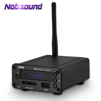 Nobsound HiFi Bluetooth 5.0 Prijímač DAC Stereo Audio Predzosilňovač USB Prehrávač Hudby FM Rádio Headphone amp Podporuje U-Disk SD