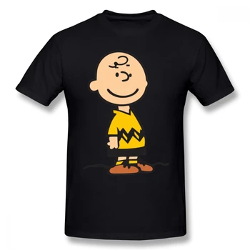 Charlie BrownCharlie Hnedé MerchendiseShort Rukávy Roztomilý TeePlus veľkosť Vytlačené 2021 bavlna t-shirt