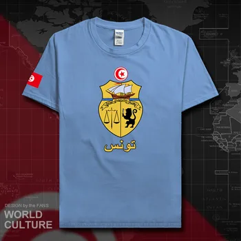 Tunisko Tuniský mužov tričko 2018 dresy národ bavlna t-shirt telocvične oblečenie, topy krajiny športových TUN arabčina Tunisie 20