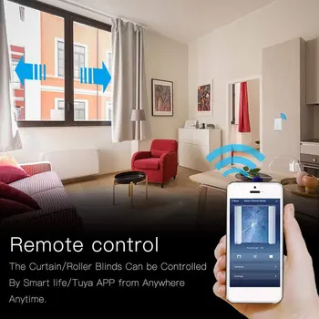 Wifi Smart Opony Prepínač Smart Žijú V Domácnosti Elektrické Wi-Fi Remote Control Opony Elektrické Rolety
