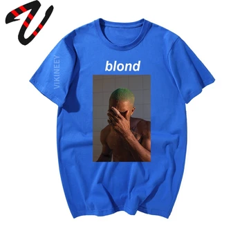 Móda Rapper Frank Blond Print T Shirt Rodiny Bežné Harajuku Tričká Prémiová Bavlna Mikina Krátke Nové Tričko Mužov