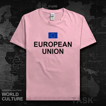 Európska Únia EÚ mens t košele 2019 jersey hip hop národ bavlna t-shirt fitness oblečenie značky tees vlajkou krajiny, v lete nové