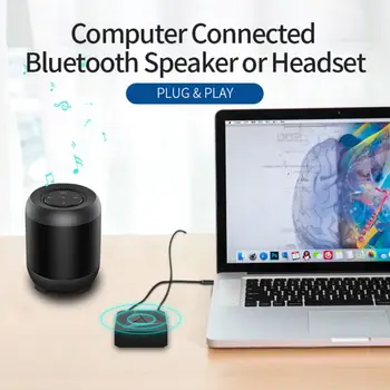 NFC Ploche Bluetooth Prijímač BT Vysielačom Bluetooth 5.0 3.5 mm AUX Jack RCA Hudby Bezdrôtový Hlas Frekvencia Adaptér