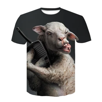 Zodiac Krava, Prasa Dog T Shirt pre mužov, Ženy Bežné Vtipné tričko 3D Print T shirt muži móda 2020 tričko Letné Topy