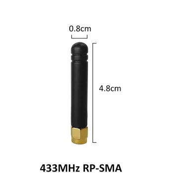 433Mhz Antény 3dbi GSM 433 mhz RP-SMA Konektor Gumy Lorawan anténa+ IPX na SMA Male Predlžovací Kábel Kábel Pigtail