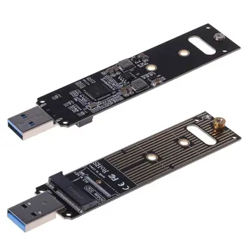 2021 Nové Prenosné Vysoký Výkon NVME na USB Adaptér M. 2 SSD Typu-Karta USB 3.1 Gen 2 Most Čip M2 SSD Tlačidlo M pre