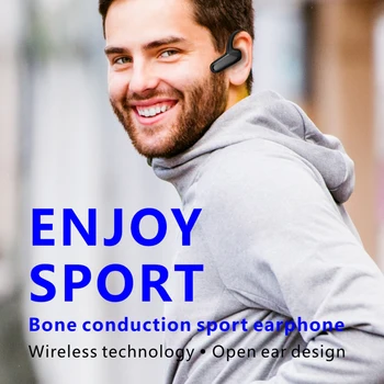 Nové Slúchadlá S Kostné Vedenie Slúchadlá Bluetooth Slúchadlá Bezdrôtové Blutooth Headset Športové Vodotesné Slúchadlá